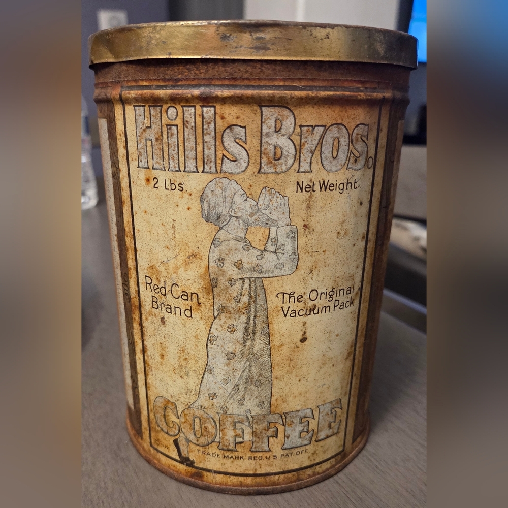 Vintage Hills Bros Coffee Tin